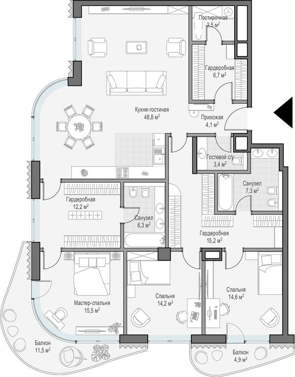 Продажа 2-комн. квартиры, 156,5 м² в ЖК «Дом Лаврушинский», Лаврушинский переулок, 11к1, Москва, Россия #1 Продажа 2-комн. квартиры, 156,5 м² в ЖК «Дом Лаврушинский», Лаврушинский переулок, 11к1, Москва, Россия #1