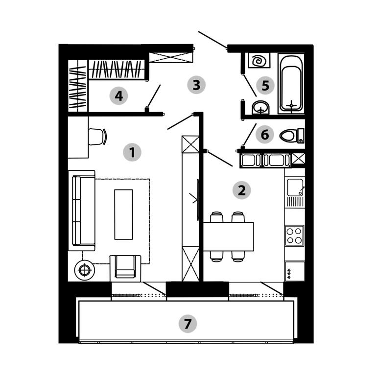 1-BD Apartment Sale, 45.2 sq. m. at Malinovo, mikrorayon Vostochny, 20, Zvenigorod, Odintsovskiy City District, Moscow Region, Russia #1 1-BD Apartment Sale, 45.2 sq. m. at Malinovo, mikrorayon Vostochny, 20, Zvenigorod, Odintsovskiy City District, Moscow Region, Russia #1