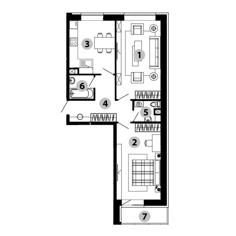 1-BD Apartment Sale, 60.1 sq. m. at Malinovo, mikrorayon Vostochny, 20, Zvenigorod, Odintsovskiy City District, Moscow Region, Russia #1 1-BD Apartment Sale, 60.1 sq. m. at Malinovo, mikrorayon Vostochny, 20, Zvenigorod, Odintsovskiy City District, Moscow Region, Russia #1