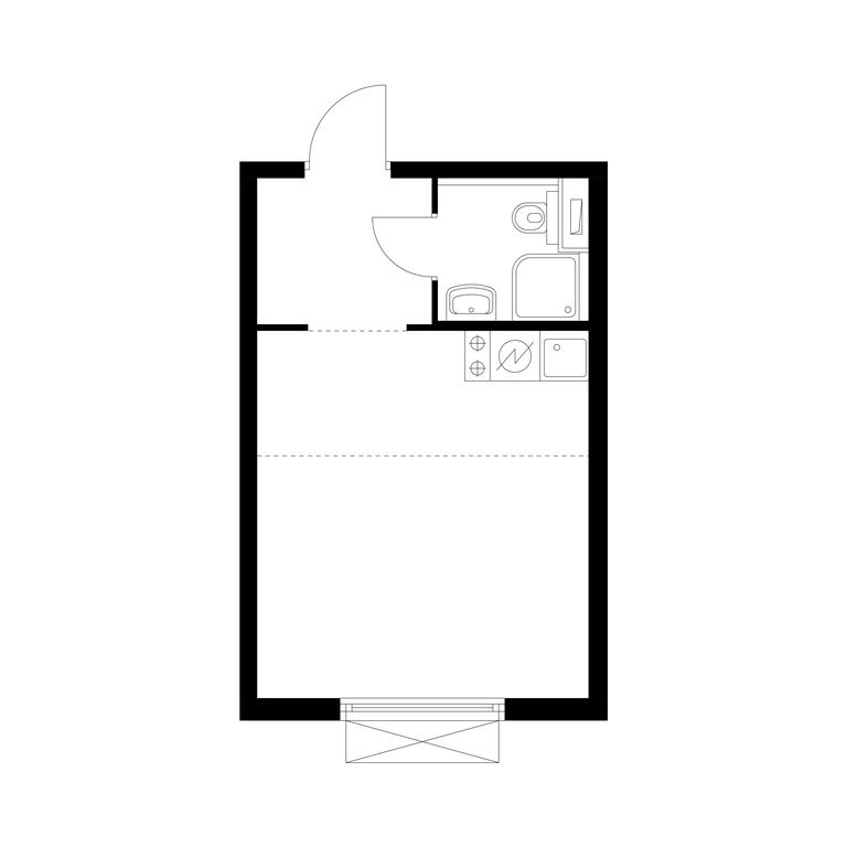 Apartment Sale, 23.5 sq. m. at Kolskaya 8, Kolskaya Street, 8с16, Moscow, Russia #1 Apartment Sale, 23.5 sq. m. at Kolskaya 8, Kolskaya Street, 8с16, Moscow, Russia #1