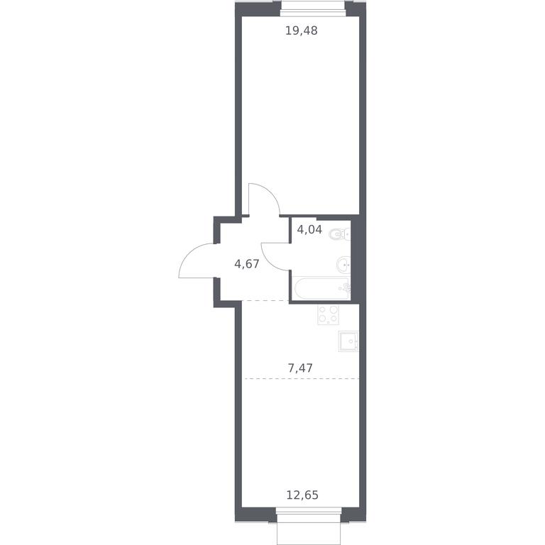 Apartment Sale, 48.31平方米 at Novoe Vnukovo, kvartal № 38, Kokoshkino Settlement, Moscow, Russia #1 Apartment Sale, 48.31平方米 at Novoe Vnukovo, kvartal № 38, Kokoshkino Settlement, Moscow, Russia #1