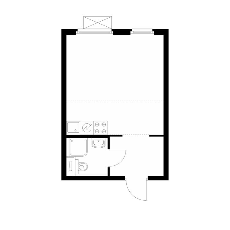 Apartment Sale, 25.4 sq. m. at Mitinskiy Les, Muravskaya Street, 44А, Moscow, Russia #1