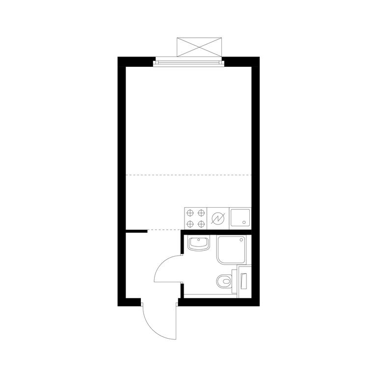 Apartment Sale, 20.08平方米 at Pervyi Dubrovskiy, Novoostapovskaya Street, 1с4, Moscow, Russia #1 Apartment Sale, 20.08平方米 at Pervyi Dubrovskiy, Novoostapovskaya Street, 1с4, Moscow, Russia #1