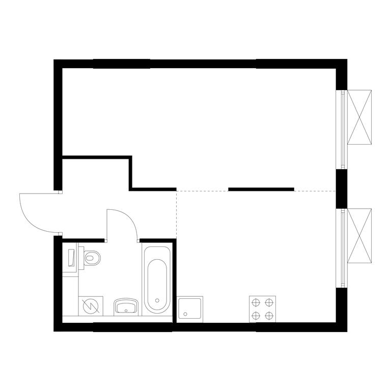 1-BD Apartment Sale, 34.5平方米 at Volzhskiy Park, 1st Grayvoronovsky Drive, 3с11, Moscow, Russia #1 1-BD Apartment Sale, 34.5平方米 at Volzhskiy Park, 1st Grayvoronovsky Drive, 3с11, Moscow, Russia #1