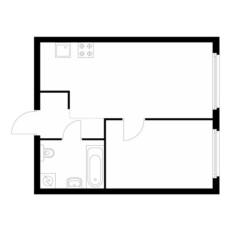 1-BD Apartment Sale, 38.4 sq. m. at Barklaya 6, Barklaya Street, 6, Moscow, Russia #1 1-BD Apartment Sale, 38.4 sq. m. at Barklaya 6, Barklaya Street, 6, Moscow, Russia #1