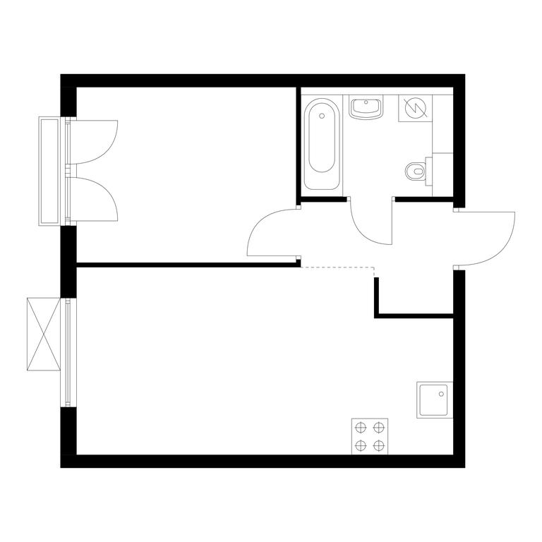 1-BD Apartment Sale, 36.2 sq. m. at Ilinskie Luga, Zapovednaya Street, 1, posyolok Ilyinskoye-Usovo, Krasnogorsk City District, Moscow Region, Russia #1 1-BD Apartment Sale, 36.2 sq. m. at Ilinskie Luga, Zapovednaya Street, 1, posyolok Ilyinskoye-Usovo, Krasnogorsk City District, Moscow Region, Russia #1