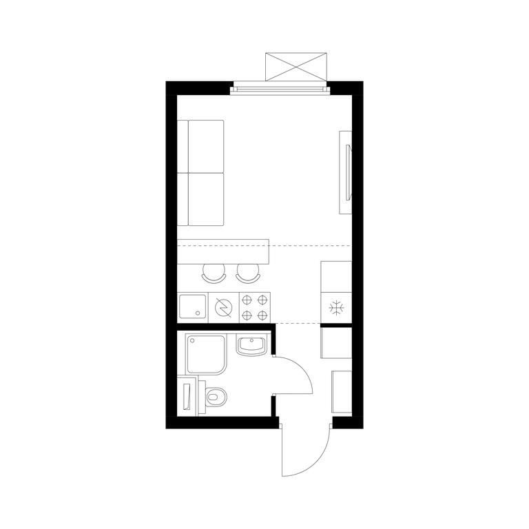 Apartment Sale, 19.9平方米 at Yaroslavskij kvartal, Yaroslavskiy Drive, 116, Korolyov, Moscow Region, Russia #1 Apartment Sale, 19.9平方米 at Yaroslavskij kvartal, Yaroslavskiy Drive, 116, Korolyov, Moscow Region, Russia #1
