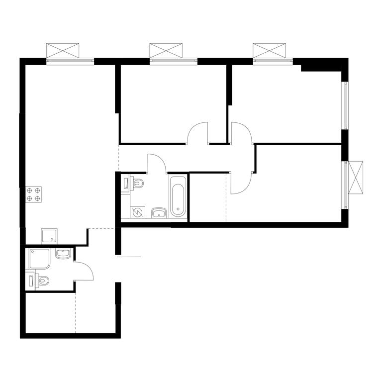 3-BD Apartment Sale, 78.3平方米 at Kuzminskiy Les, mikrorayon Belaya Dacha, 25, Kotelniki, Moscow Region, Russia #1 3-BD Apartment Sale, 78.3平方米 at Kuzminskiy Les, mikrorayon Belaya Dacha, 25, Kotelniki, Moscow Region, Russia #1