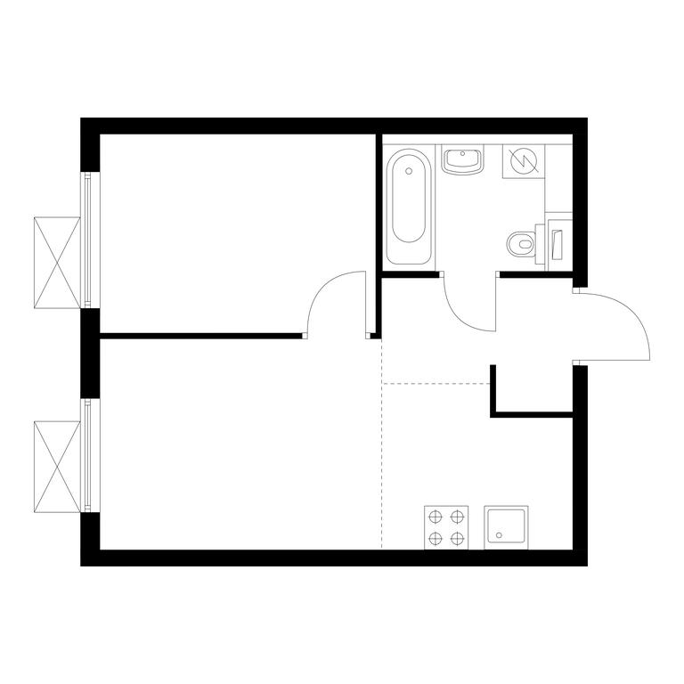 1-BD Apartment Sale, 32.3 sq. m. at Belaya Dacha Park, mikrorayon Parkovy, 1, Kotelniki, Moscow Region, Russia #1 1-BD Apartment Sale, 32.3 sq. m. at Belaya Dacha Park, mikrorayon Parkovy, 1, Kotelniki, Moscow Region, Russia #1