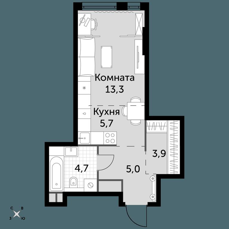 Apartment Sale, 32.6 sq. m. at Rotterdam, Varshavskoye Highway, 37Ак1с2, Moscow, Russia #1 Apartment Sale, 32.6 sq. m. at Rotterdam, Varshavskoye Highway, 37Ак1с2, Moscow, Russia #1