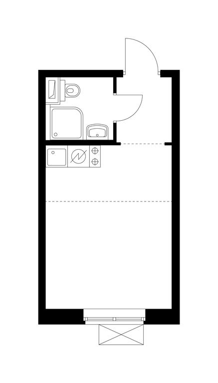 Apartment Sale, 20 sq. m. at Mitinskiy Les, Muravskaya Street, 44А, Moscow, Russia #1