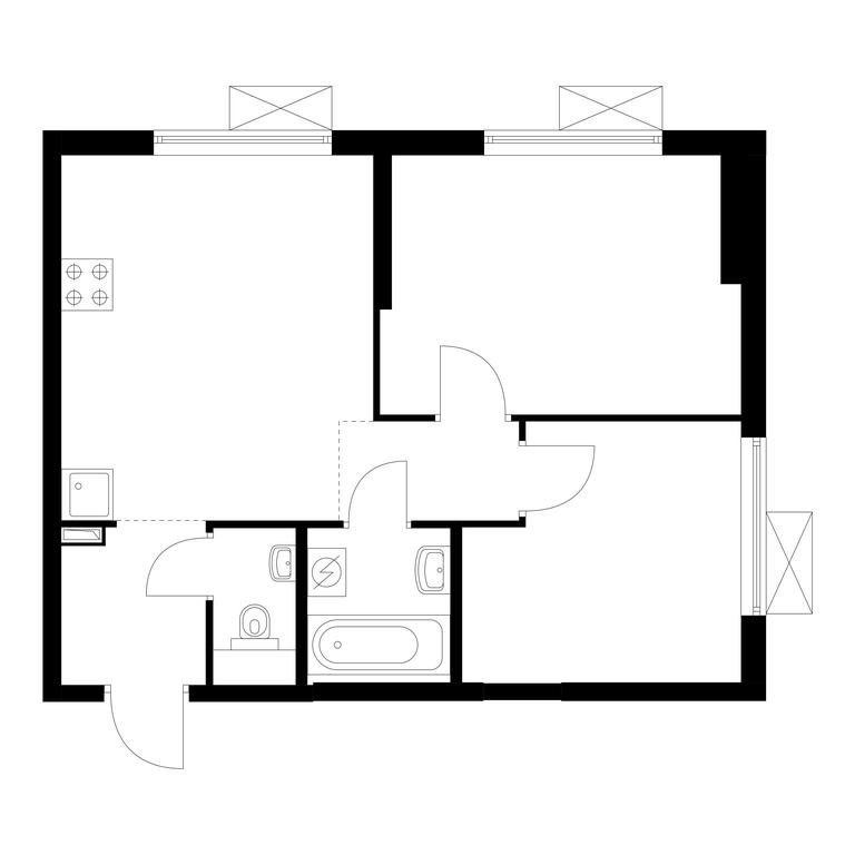 2-BD Apartment Sale, 46.8 sq. m. at Bolshaya Akademicheskaya 85, 3rd Nizhnelikhoborsky Drive, 1с16, Moscow, Russia #1 2-BD Apartment Sale, 46.8 sq. m. at Bolshaya Akademicheskaya 85, 3rd Nizhnelikhoborsky Drive, 1с16, Moscow, Russia #1
