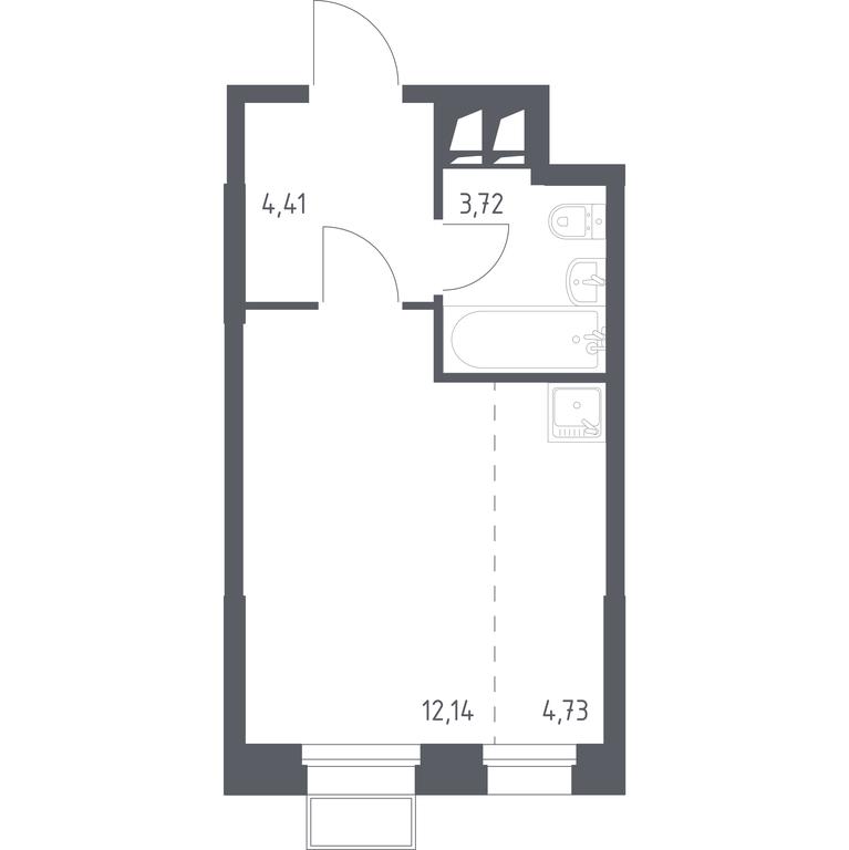 Apartment Sale, 25平方米 at Troparevo Park, Kiyevskoye shosse, 21-y kilometr, 3с4, Mosrentgen Settlement, Moscow, Russia #1 Apartment Sale, 25平方米 at Troparevo Park, Kiyevskoye shosse, 21-y kilometr, 3с4, Mosrentgen Settlement, Moscow, Russia #1