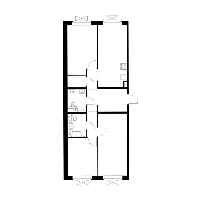3-BD Apartment Sale, 79 sq. m. at Myakinino Park, Myakininskoe Highway, с3, Moscow Region, Russia #1 3-BD Apartment Sale, 79 sq. m. at Myakinino Park, Myakininskoe Highway, с3, Moscow Region, Russia #1