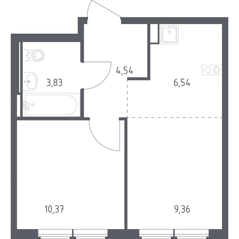 Apartment Sale, 34.64 sq. m. at Ostafevo, Ostafyevskoe Highway, 12к1, Ryazanovskoe Settlement, Moscow, Russia #1 Apartment Sale, 34.64 sq. m. at Ostafevo, Ostafyevskoe Highway, 12к1, Ryazanovskoe Settlement, Moscow, Russia #1