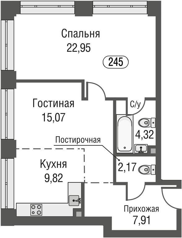 Продажа 2-комн. квартиры, 63,8 м² в ЖК «Афи Парк Воронцовский (AFI Park Воронцовский)», улица Академика Челомея, 7Ас2, Москва, Россия #1