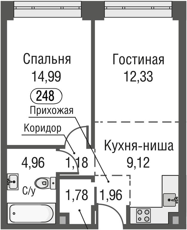 2-BD Apartment Sale, 47.8平方米 at AFI Park Voroncovskiy, Akademika Chelomeya Street, 7Ас2, Moscow, Russia #1 2-BD Apartment Sale, 47.8平方米 at AFI Park Voroncovskiy, Akademika Chelomeya Street, 7Ас2, Moscow, Russia #1