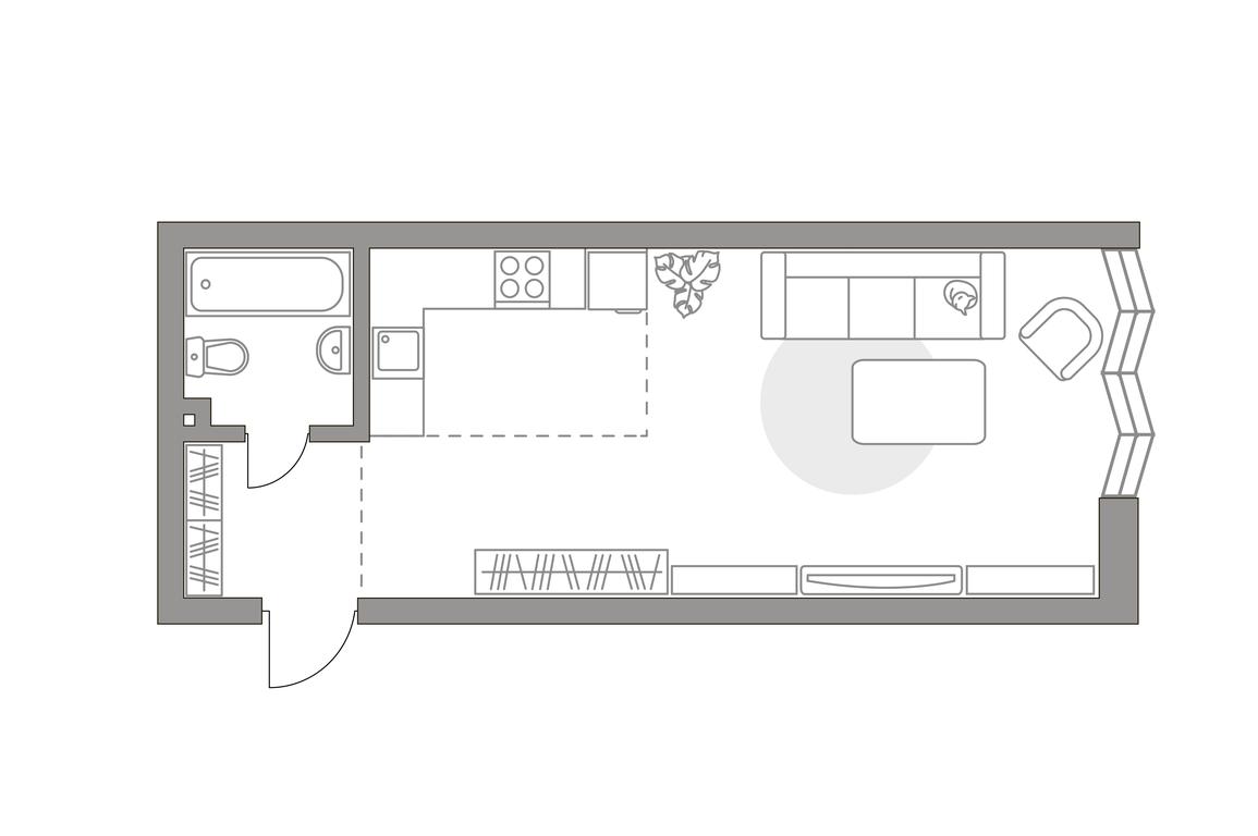 Apartment Sale, 37.6 sq. m. at HighWay, Volgogradsky Avenue, 30с1, Moscow, Russia #1