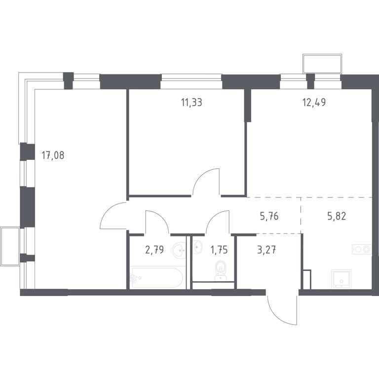 Продажа 1-комн. квартиры, 60,29 м² в ЖК «Егорово Парк», 1-й квартал, посёлок Жилино-1, городской округ Люберцы, Московская область, Россия #1 Продажа 1-комн. квартиры, 60,29 м² в ЖК «Егорово Парк», 1-й квартал, посёлок Жилино-1, городской округ Люберцы, Московская область, Россия #1