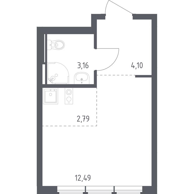 Apartment Sale, 22.54 sq. m. at Ostafevo, Ostafyevskoe Highway, 12к1, Ryazanovskoe Settlement, Moscow, Russia #1 Apartment Sale, 22.54 sq. m. at Ostafevo, Ostafyevskoe Highway, 12к1, Ryazanovskoe Settlement, Moscow, Russia #1