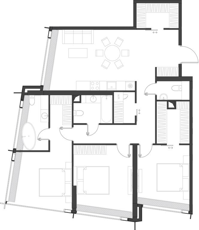 3-BD Apartment Sale, 111.99平方米 at Dom Dau, 1st Krasnogvardeysky Drive, 12с6, Moscow, Russia #1