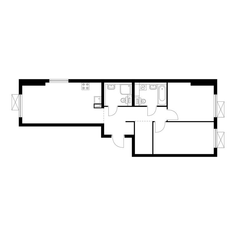 2-BD Apartment Sale, 60.1 sq. m. at Vostochnoe Butovo, Krymskaya Street, 13, rabochiy posyolok Bobrovo, Leninskiy City District, Moscow Region, Russia #1 2-BD Apartment Sale, 60.1 sq. m. at Vostochnoe Butovo, Krymskaya Street, 13, rabochiy posyolok Bobrovo, Leninskiy City District, Moscow Region, Russia #1