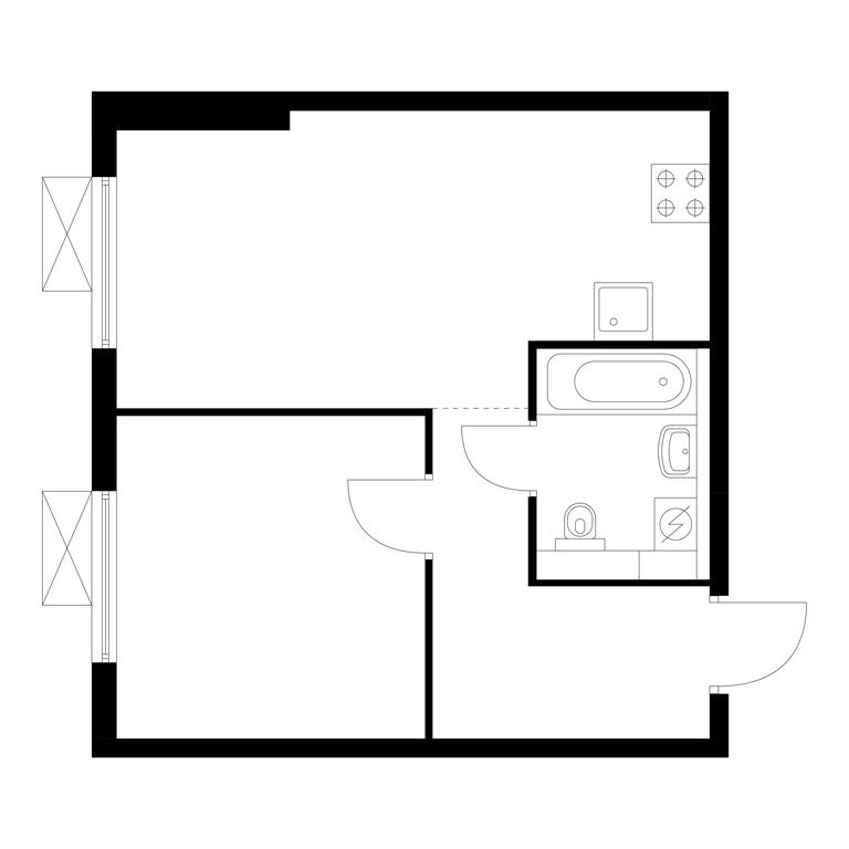 1-BD Apartment Sale, 38.7 sq. m. at Liublinskiy Park, Lyublinskaya Street, 78к2, Moscow, Russia #1 1-BD Apartment Sale, 38.7 sq. m. at Liublinskiy Park, Lyublinskaya Street, 78к2, Moscow, Russia #1