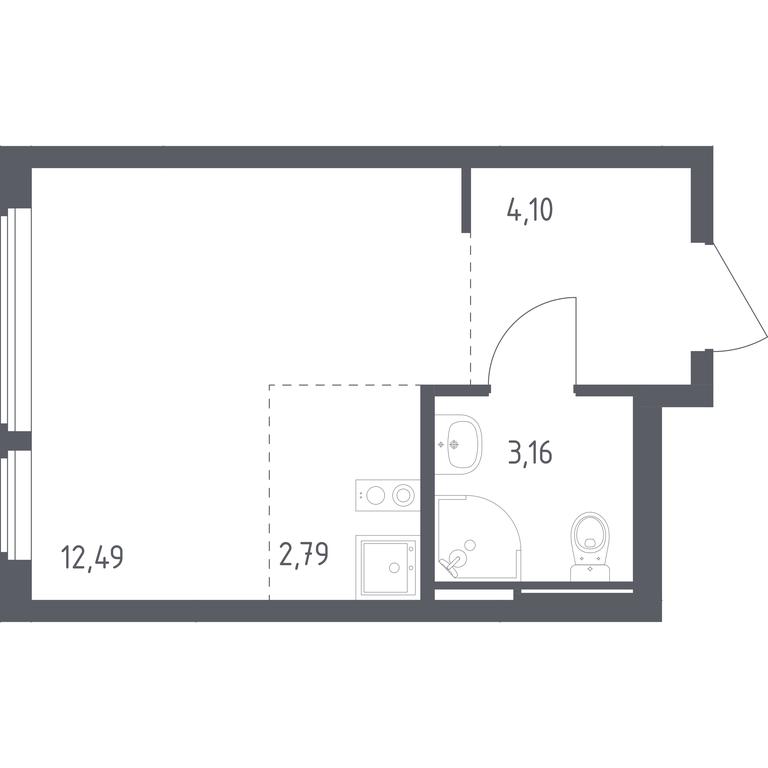 Apartment Sale, 22.54 sq. m. at Ostafevo, Ostafyevskoe Highway, 12к1, Ryazanovskoe Settlement, Moscow, Russia #1 Apartment Sale, 22.54 sq. m. at Ostafevo, Ostafyevskoe Highway, 12к1, Ryazanovskoe Settlement, Moscow, Russia #1