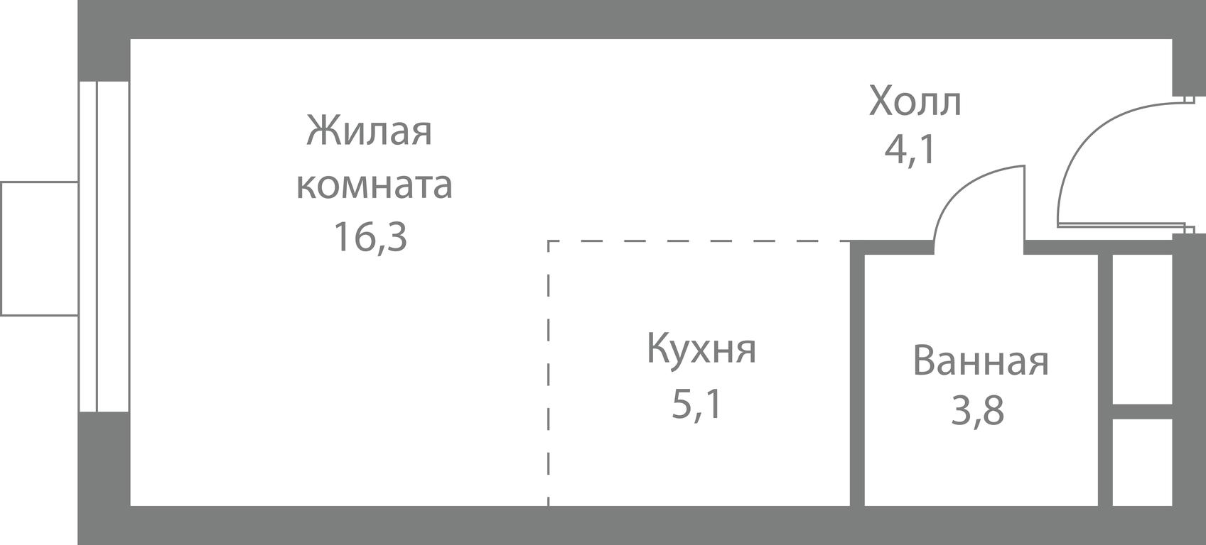 Apartment Sale, 29.3平方米 at Stellar City, Skolkovskoye Highway, 1, Moscow, Russia #1 Apartment Sale, 29.3平方米 at Stellar City, Skolkovskoye Highway, 1, Moscow, Russia #1