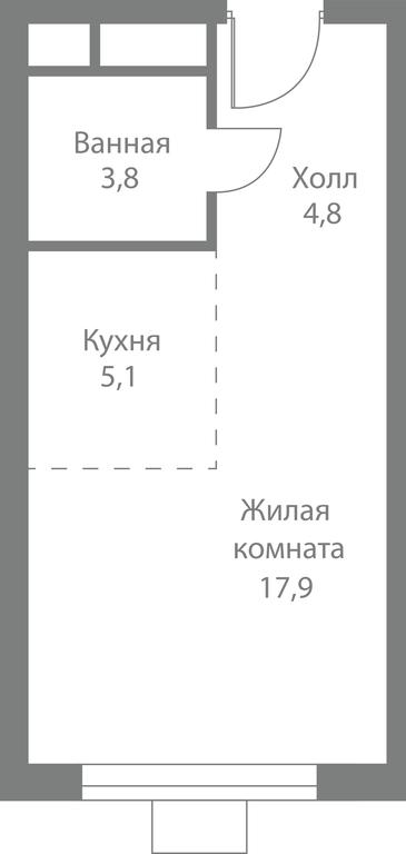 Apartment Sale, 31.6平方米 at Stellar City, Skolkovskoye Highway, 1, Moscow, Russia #1 Apartment Sale, 31.6平方米 at Stellar City, Skolkovskoye Highway, 1, Moscow, Russia #1