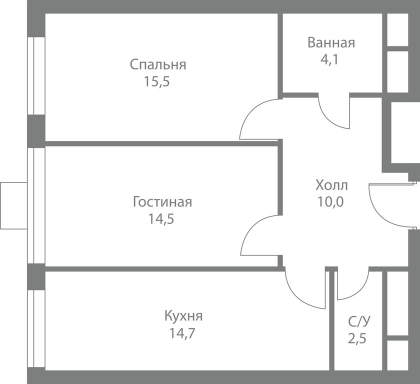 2-BD Apartment Sale, 61.3平方米 at Stellar City, Skolkovskoye Highway, 1, Moscow, Russia #1 2-BD Apartment Sale, 61.3平方米 at Stellar City, Skolkovskoye Highway, 1, Moscow, Russia #1