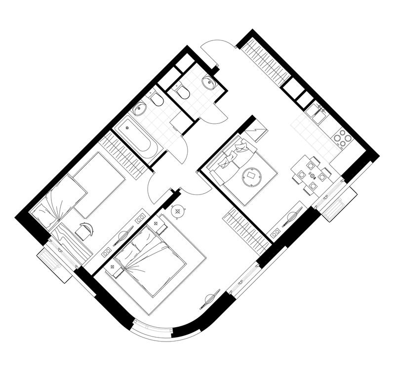 2-BD Apartment Sale, 63 sq. m. at Rezidentsii Skolkovo, Kashtanovaya ulitsa, 1, rabochiy posyolok Zarechye, Odintsovskiy City District, Moscow Region, Russia #1 2-BD Apartment Sale, 63 sq. m. at Rezidentsii Skolkovo, Kashtanovaya ulitsa, 1, rabochiy posyolok Zarechye, Odintsovskiy City District, Moscow Region, Russia #1
