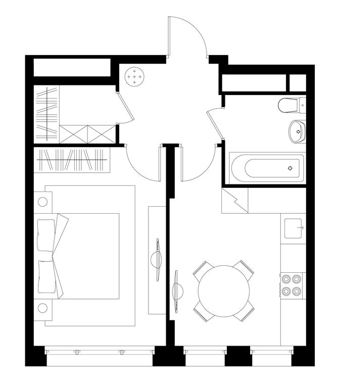 Apartment Sale, 38.2 sq. m. at Peredelkino Blizhnee, Korneya Chukovskogo Street, 1, Vnukovskoye Settlement, Moscow, Russia #1 Apartment Sale, 38.2 sq. m. at Peredelkino Blizhnee, Korneya Chukovskogo Street, 1, Vnukovskoye Settlement, Moscow, Russia #1