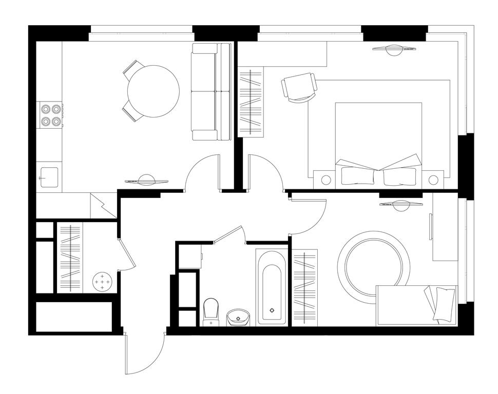 2-BD Apartment Sale, 59.1 sq. m. at Peredelkino Blizhnee, Korneya Chukovskogo Street, 1, Vnukovskoye Settlement, Moscow, Russia #1 2-BD Apartment Sale, 59.1 sq. m. at Peredelkino Blizhnee, Korneya Chukovskogo Street, 1, Vnukovskoye Settlement, Moscow, Russia #1
