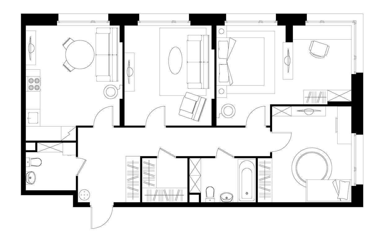 Продажа 3-комн. квартиры, 95,6 м² в ЖК «Переделкино Ближнее», улица Корнея Чуковского, 1, поселение Внуковское, Москва, Россия #1 Продажа 3-комн. квартиры, 95,6 м² в ЖК «Переделкино Ближнее», улица Корнея Чуковского, 1, поселение Внуковское, Москва, Россия #1