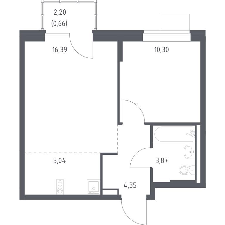 Apartment Sale, 40.61平方米 at Podolskie Kvartaly, zhiloy kompleks Podolskiye Kvartaly, Ryazanovskoe Settlement, Moscow, Russia #1 Apartment Sale, 40.61平方米 at Podolskie Kvartaly, zhiloy kompleks Podolskiye Kvartaly, Ryazanovskoe Settlement, Moscow, Russia #1