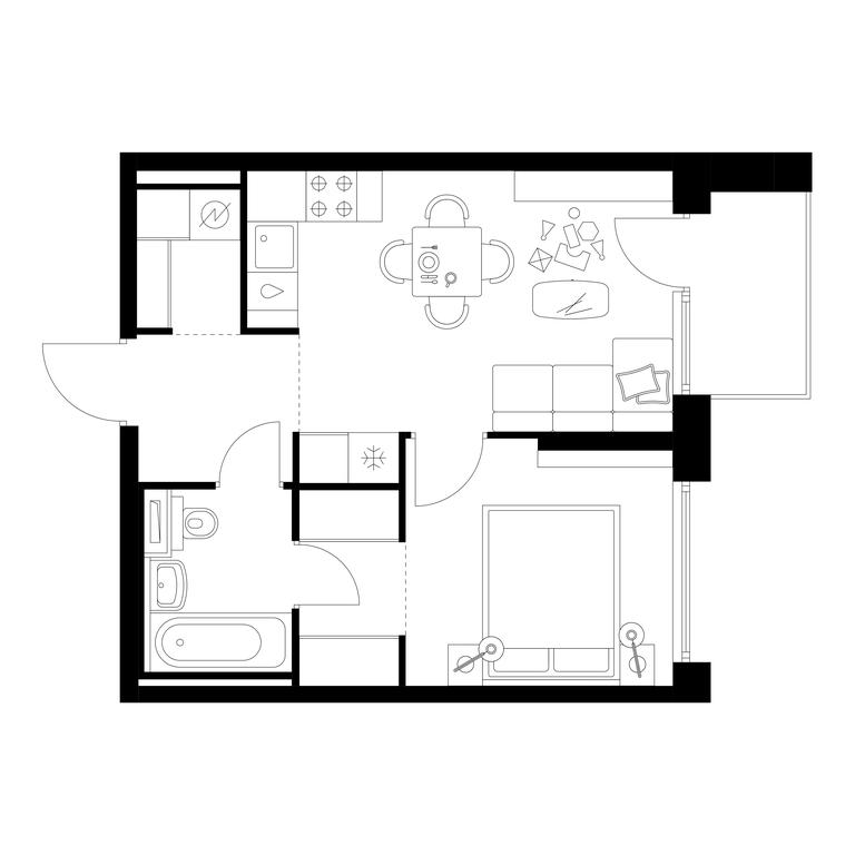 Продажа 1-комн. квартиры, 36,7 м² в ЖК «Бусиновский парк», Ижорская улица, 6с5, Москва, Россия #1 Продажа 1-комн. квартиры, 36,7 м² в ЖК «Бусиновский парк», Ижорская улица, 6с5, Москва, Россия #1