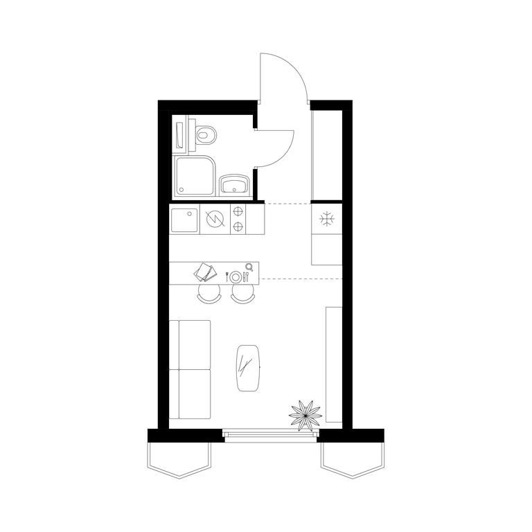 Apartment Sale, 20.1 sq. m. at Businovskiy Park, Izhorskaya Street, 6с5, Moscow, Russia #1 Apartment Sale, 20.1 sq. m. at Businovskiy Park, Izhorskaya Street, 6с5, Moscow, Russia #1