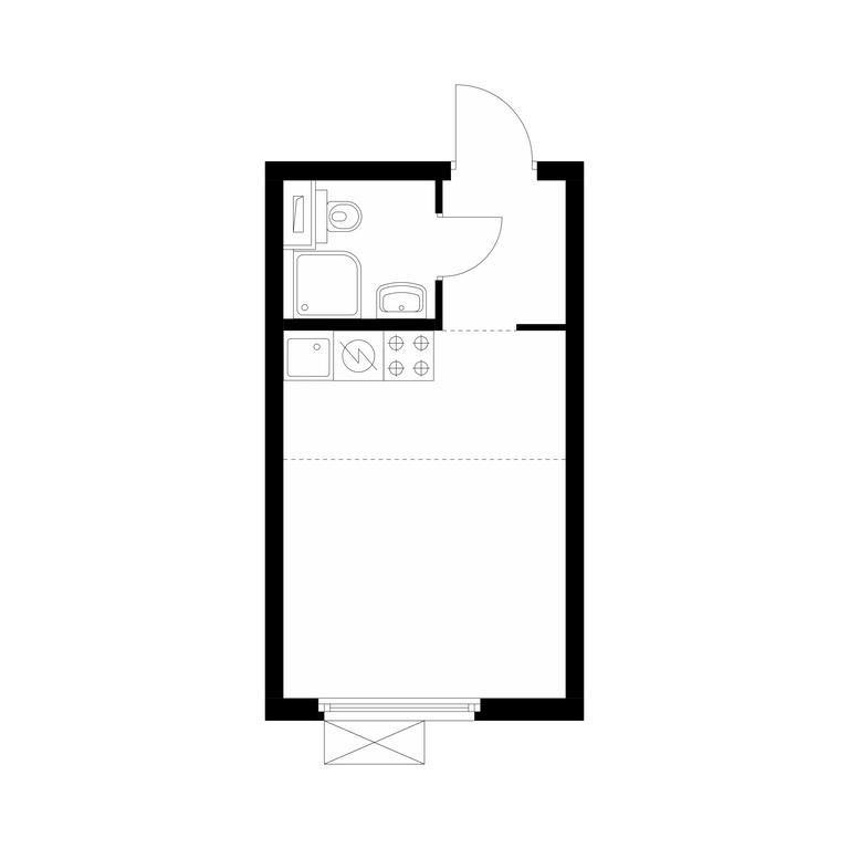 Apartment Sale, 20 sq. m. at Mitinskiy Les, Muravskaya Street, 44А, Moscow, Russia #1