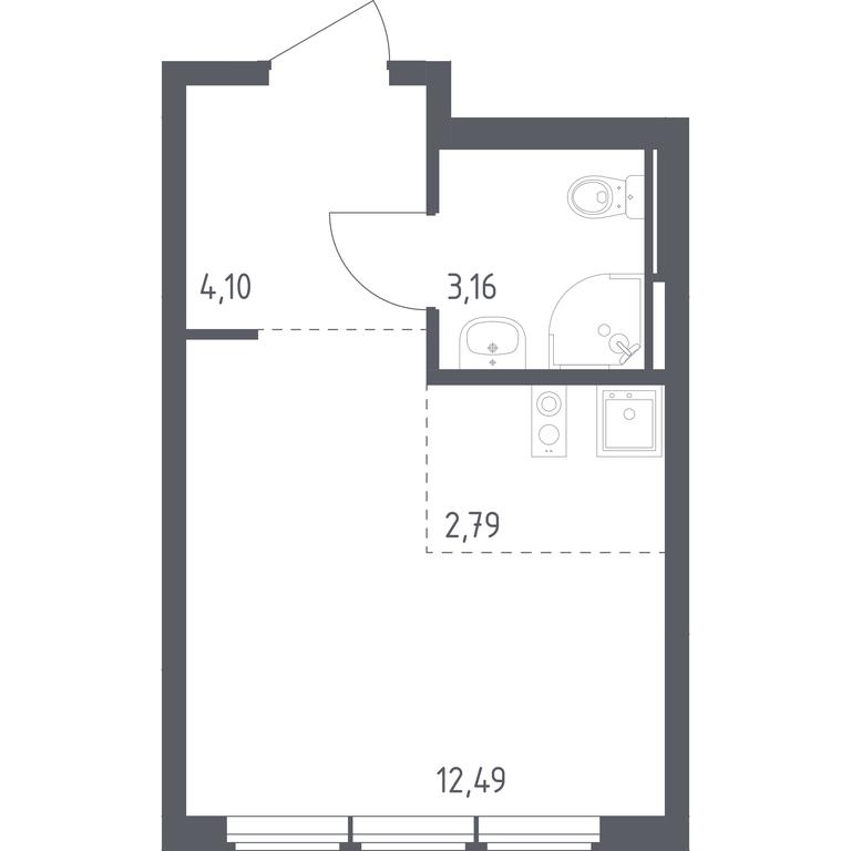 Apartment Sale, 22.54平方米 at Ostafevo, Ostafyevskoe Highway, 12к1, Ryazanovskoe Settlement, Moscow, Russia #1 Apartment Sale, 22.54平方米 at Ostafevo, Ostafyevskoe Highway, 12к1, Ryazanovskoe Settlement, Moscow, Russia #1
