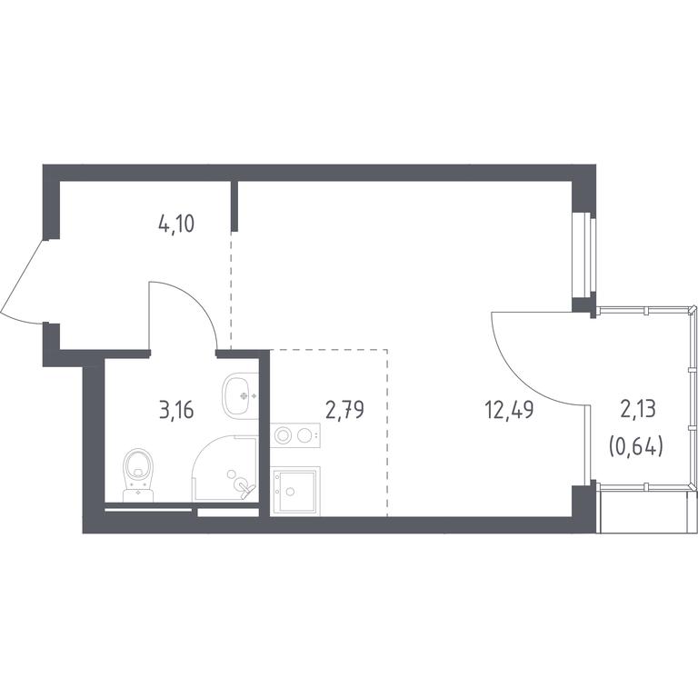 Apartment Sale, 23.18平方米 at Ostafevo, Ostafyevskoe Highway, 12к1, Ryazanovskoe Settlement, Moscow, Russia #1 Apartment Sale, 23.18平方米 at Ostafevo, Ostafyevskoe Highway, 12к1, Ryazanovskoe Settlement, Moscow, Russia #1
