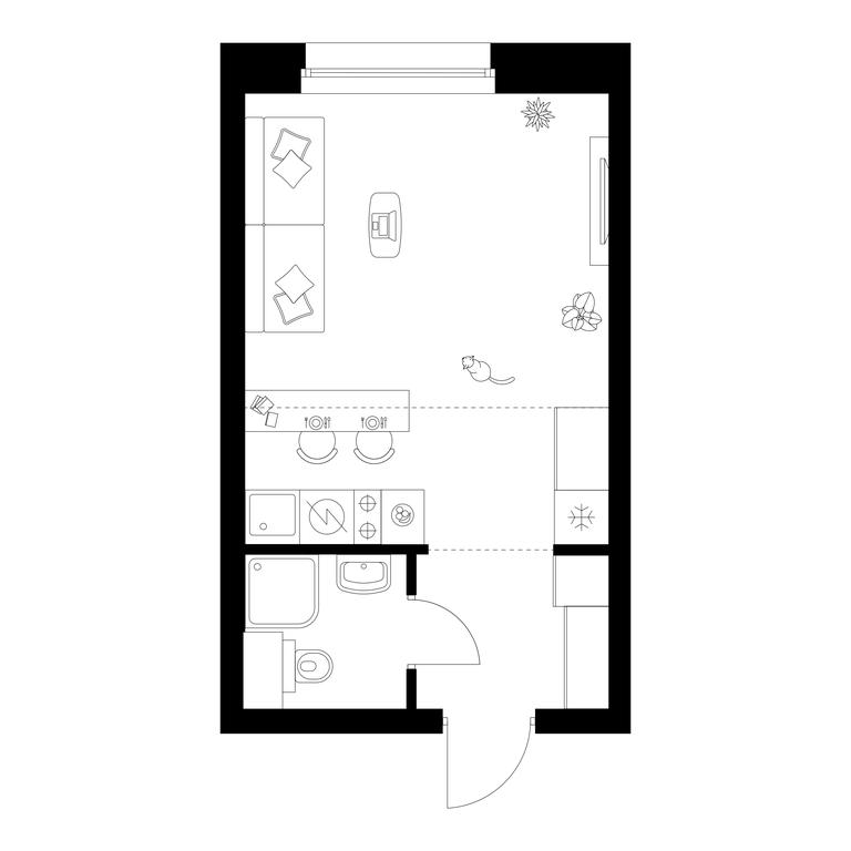 Apartment Sale, 25.2 sq. m. at Polar, Polyarnaya Street, 39Б, Moscow, Russia #2