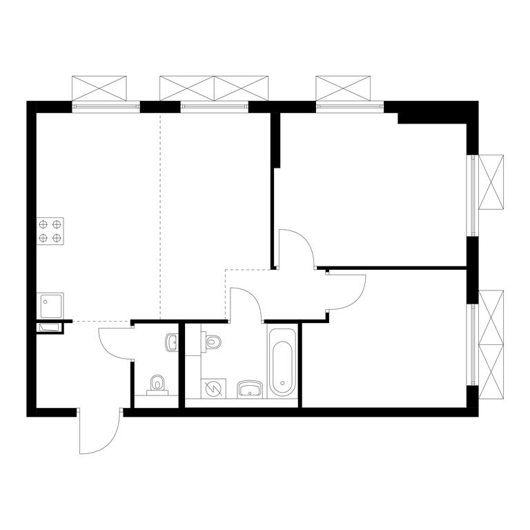 2-BD Apartment Sale, 58.4 sq. m. at Ilinskie Luga, Zapovednaya Street, 1, posyolok Ilyinskoye-Usovo, Krasnogorsk City District, Moscow Region, Russia #1 2-BD Apartment Sale, 58.4 sq. m. at Ilinskie Luga, Zapovednaya Street, 1, posyolok Ilyinskoye-Usovo, Krasnogorsk City District, Moscow Region, Russia #1