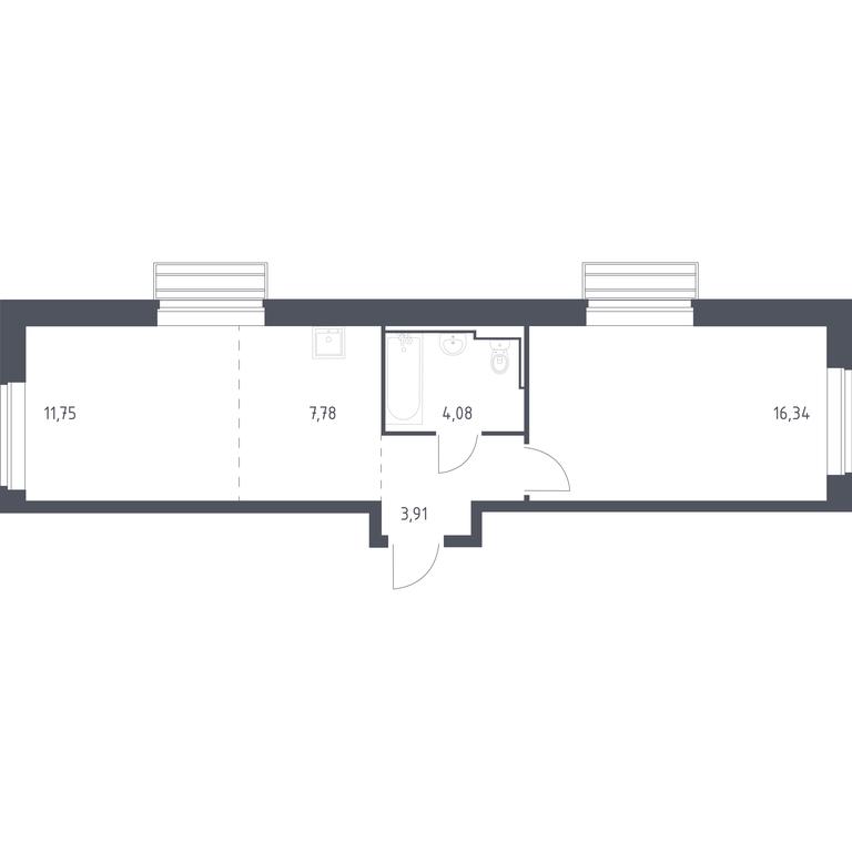 Apartment Sale, 43.86 sq. m. at Rublevskiy Kvartal, Laykovo Green Quarter, zhiloy kompleks Gorod-sobytiye Laykovo, selo Laykovo, Odintsovskiy City District, Moscow Region, Russia #1 Apartment Sale, 43.86 sq. m. at Rublevskiy Kvartal, Laykovo Green Quarter, zhiloy kompleks Gorod-sobytiye Laykovo, selo Laykovo, Odintsovskiy City District, Moscow Region, Russia #1