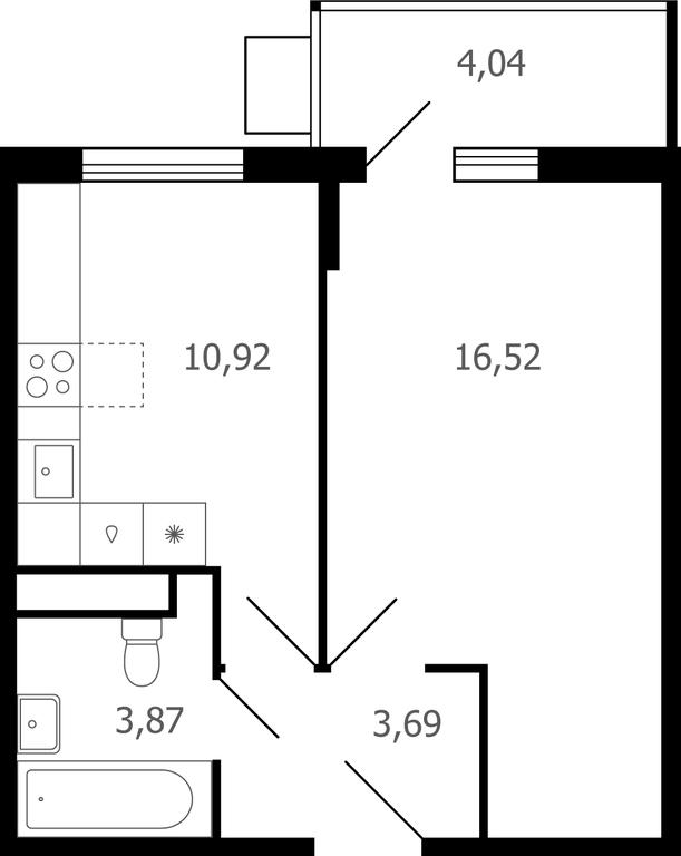 1-BD Apartment Sale, 36.4 sq. m. at Desyatka, Molodyozhnaya Street, 8, Ramenskoye, Moscow Region, Russia #1 1-BD Apartment Sale, 36.4 sq. m. at Desyatka, Molodyozhnaya Street, 8, Ramenskoye, Moscow Region, Russia #1