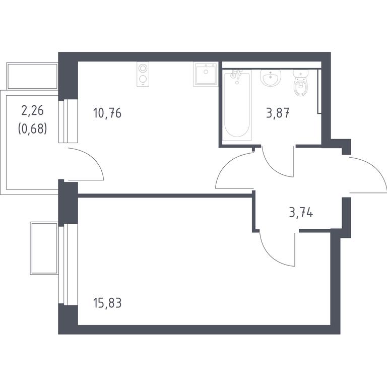 Продажа квартиры, 34,88 м² в ЖК «Егорово Парк», 1-й квартал, посёлок Жилино-1, городской округ Люберцы, Московская область, Россия #1 Продажа квартиры, 34,88 м² в ЖК «Егорово Парк», 1-й квартал, посёлок Жилино-1, городской округ Люберцы, Московская область, Россия #1