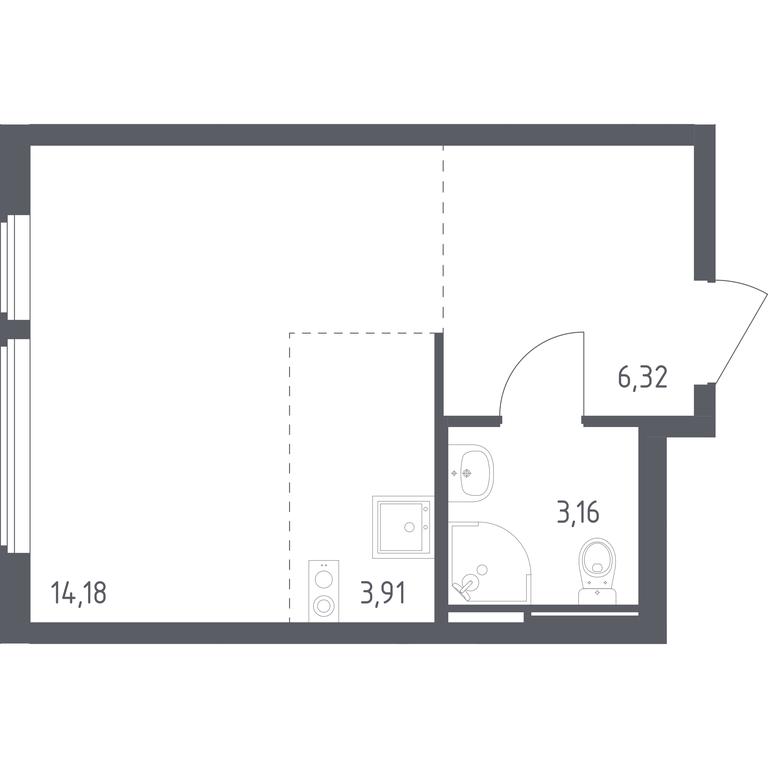 Apartment Sale, 27.57 sq. m. at Ostafevo, Ostafyevskoe Highway, 12к1, Ryazanovskoe Settlement, Moscow, Russia #1 Apartment Sale, 27.57 sq. m. at Ostafevo, Ostafyevskoe Highway, 12к1, Ryazanovskoe Settlement, Moscow, Russia #1