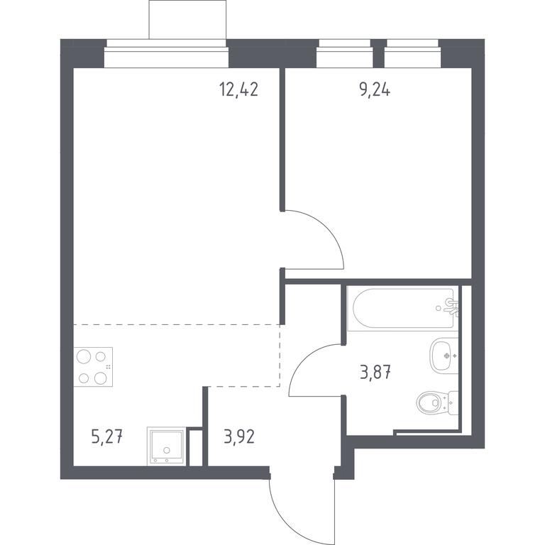 Apartment Sale, 34.72平方米 at Molzhaninovo, Leningradskoye Highway, 229, Moscow, Russia #1