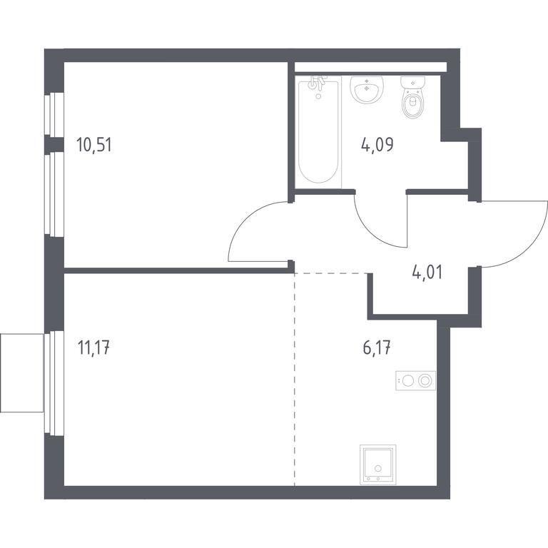 Apartment Sale, 35.95 sq. m. at Gorki Park, Shkolnaya ulitsa, 2, derevnya Korobovo, Leninskiy City District, Moscow Region, Russia #1 Apartment Sale, 35.95 sq. m. at Gorki Park, Shkolnaya ulitsa, 2, derevnya Korobovo, Leninskiy City District, Moscow Region, Russia #1
