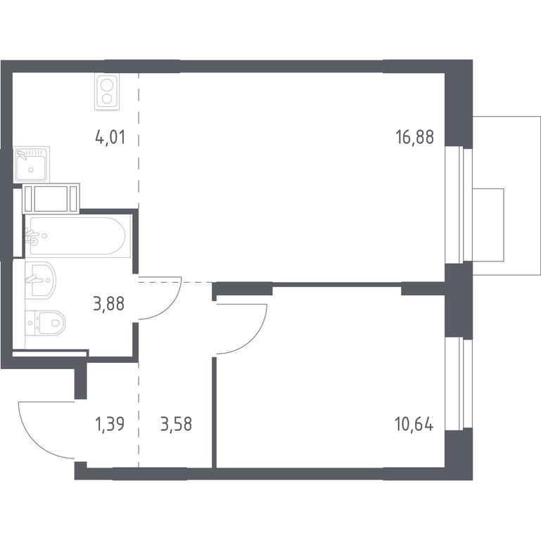 Apartment Sale, 40.38 sq. m. at Piatnitskie Luga, Pyatnitskoye Highway, 2, derevnya Yurlovo, Solnechnogorsk City District, Moscow Region, Russia #1 Apartment Sale, 40.38 sq. m. at Piatnitskie Luga, Pyatnitskoye Highway, 2, derevnya Yurlovo, Solnechnogorsk City District, Moscow Region, Russia #1